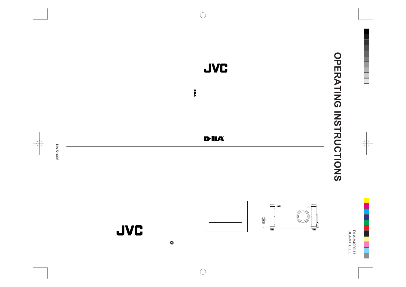 JVC DLA-M4000LU User Manual | 44 pages