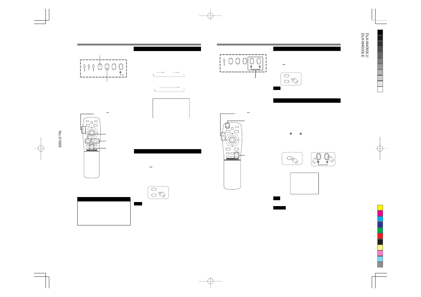 Rgb/computer lens lock unlock | JVC DLA-M4000LU User Manual | Page 14 / 44