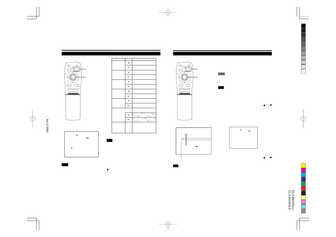Lens lock unlock | JVC DLA-M4000LU User Manual | Page 21 / 44
