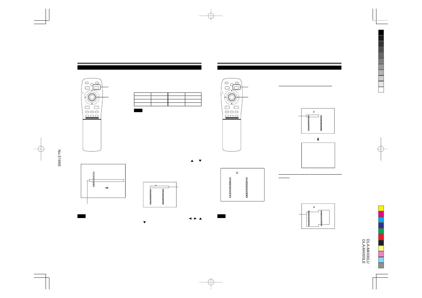 Lens lock unlock | JVC DLA-M4000LU User Manual | Page 23 / 44