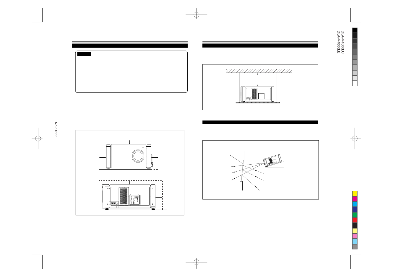 Installing the projector | JVC DLA-M4000LU User Manual | Page 8 / 44