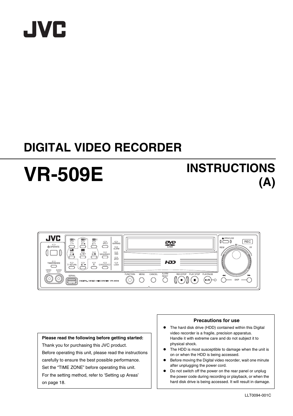 JVC VR-509E User Manual | 128 pages