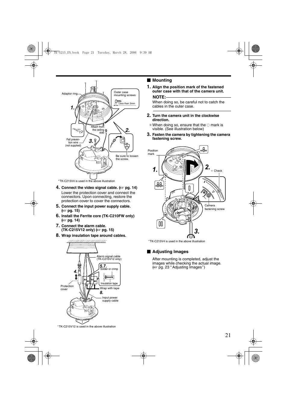 JVC TK-C210FW User Manual | Page 21 / 32