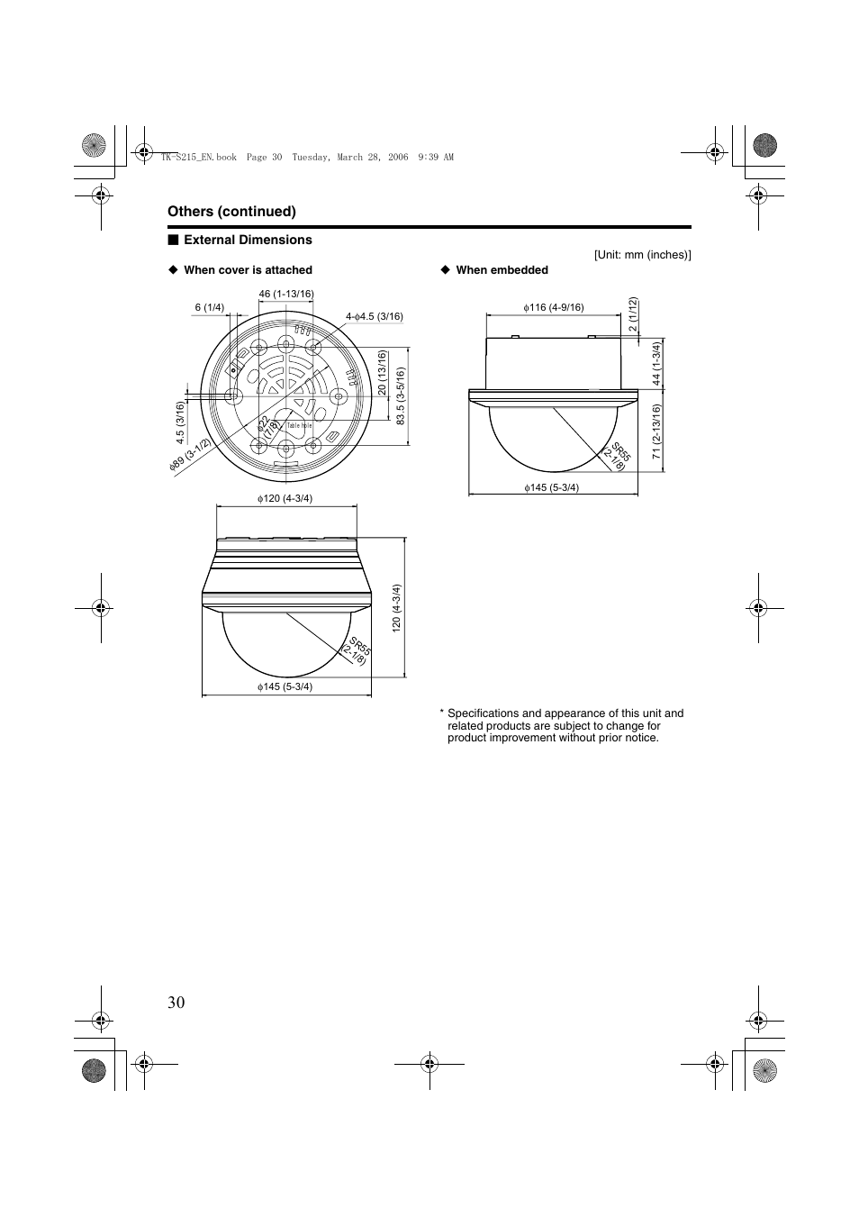 Others (continued) | JVC TK-C210FW User Manual | Page 30 / 32