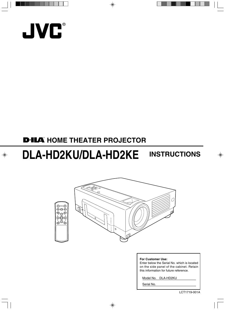 JVC DLA-HD2KE User Manual | 40 pages