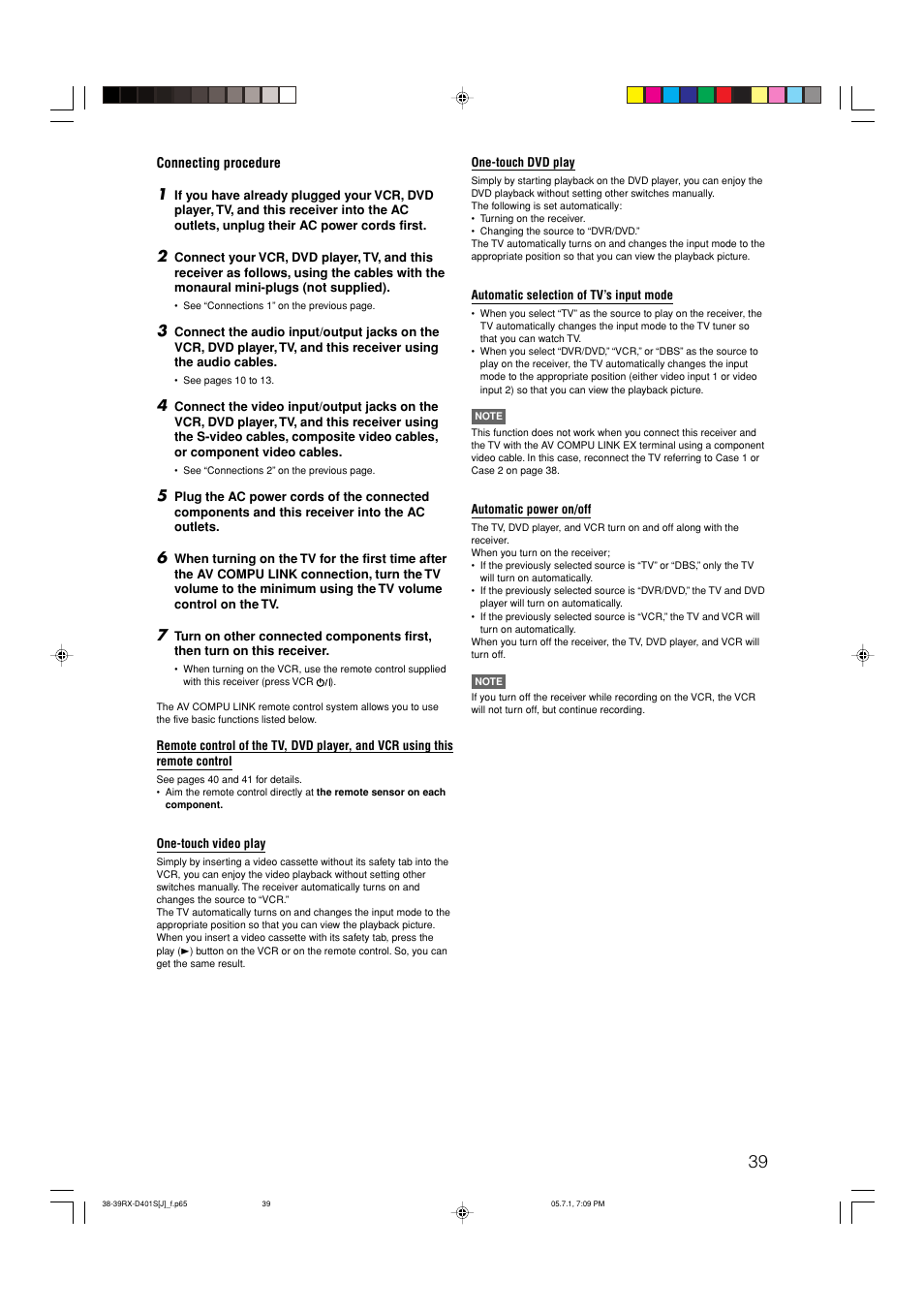 JVC RX-D401S User Manual | Page 41 / 52