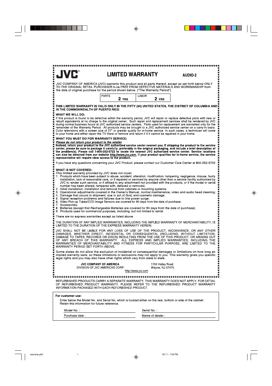 JVC RX-D401S User Manual | Page 50 / 52