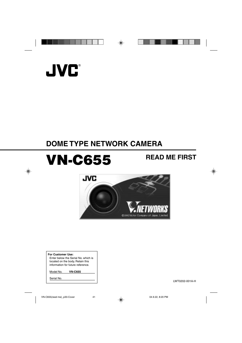 JVC VN-C655U User Manual | 40 pages