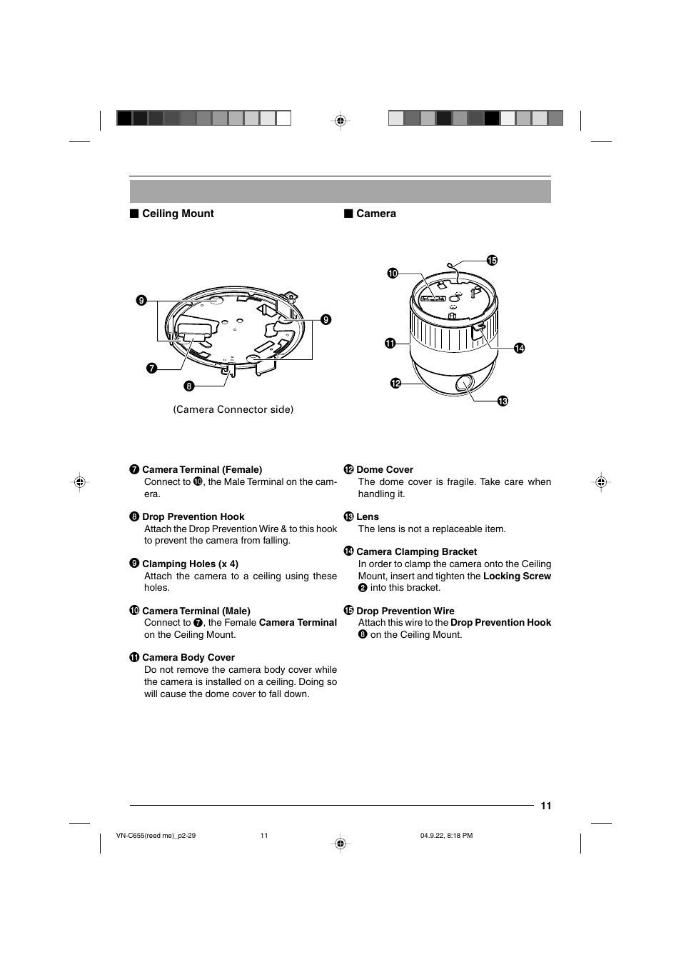 JVC VN-C655U User Manual | Page 11 / 40