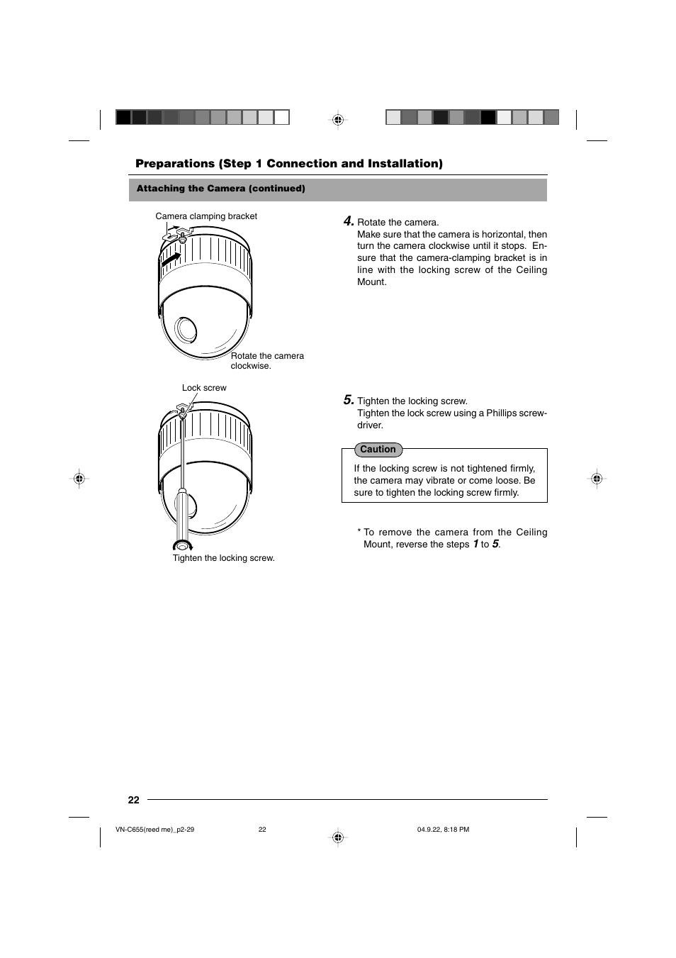 JVC VN-C655U User Manual | Page 22 / 40