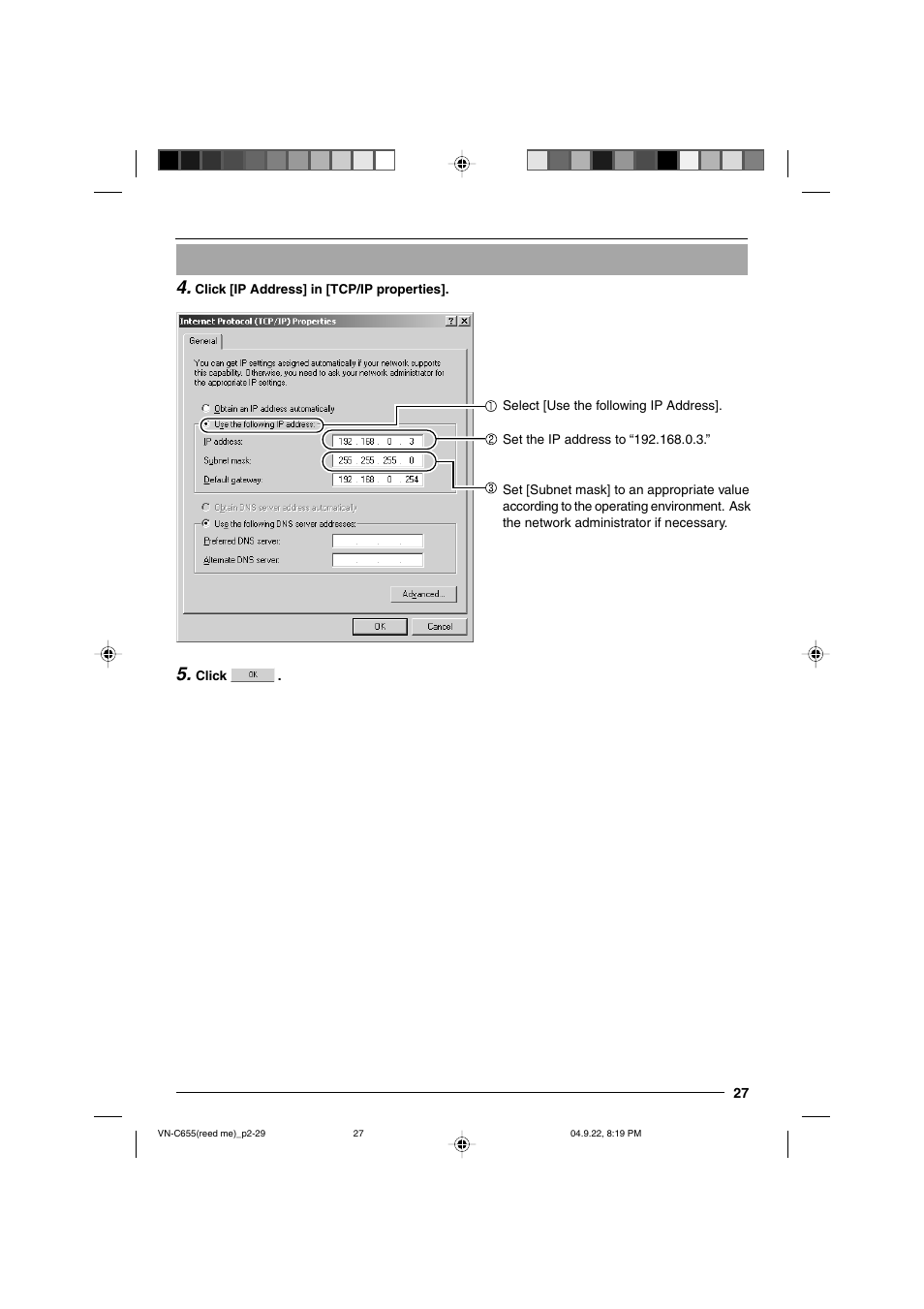 JVC VN-C655U User Manual | Page 27 / 40