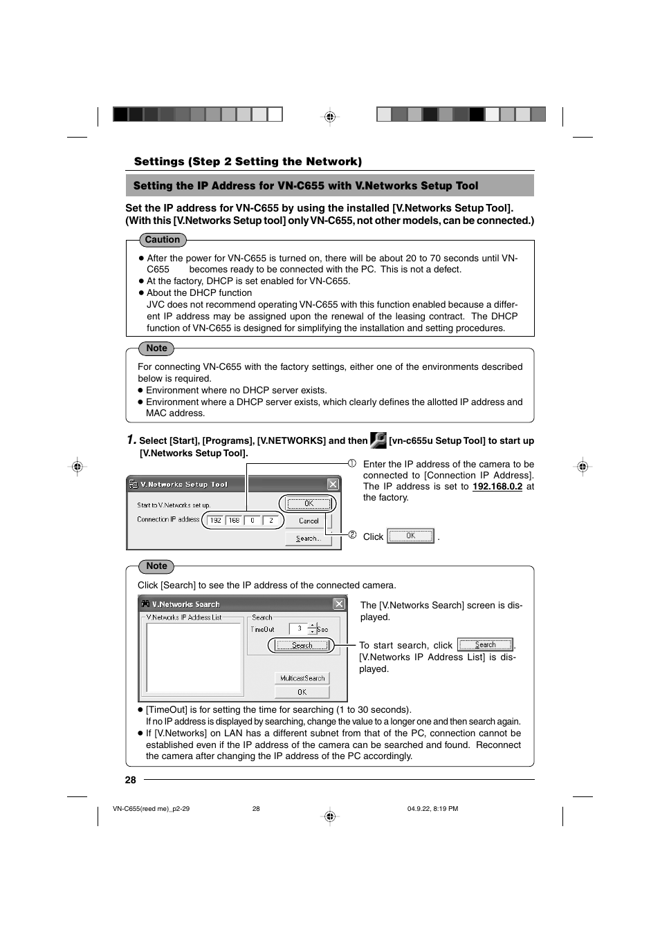 JVC VN-C655U User Manual | Page 28 / 40