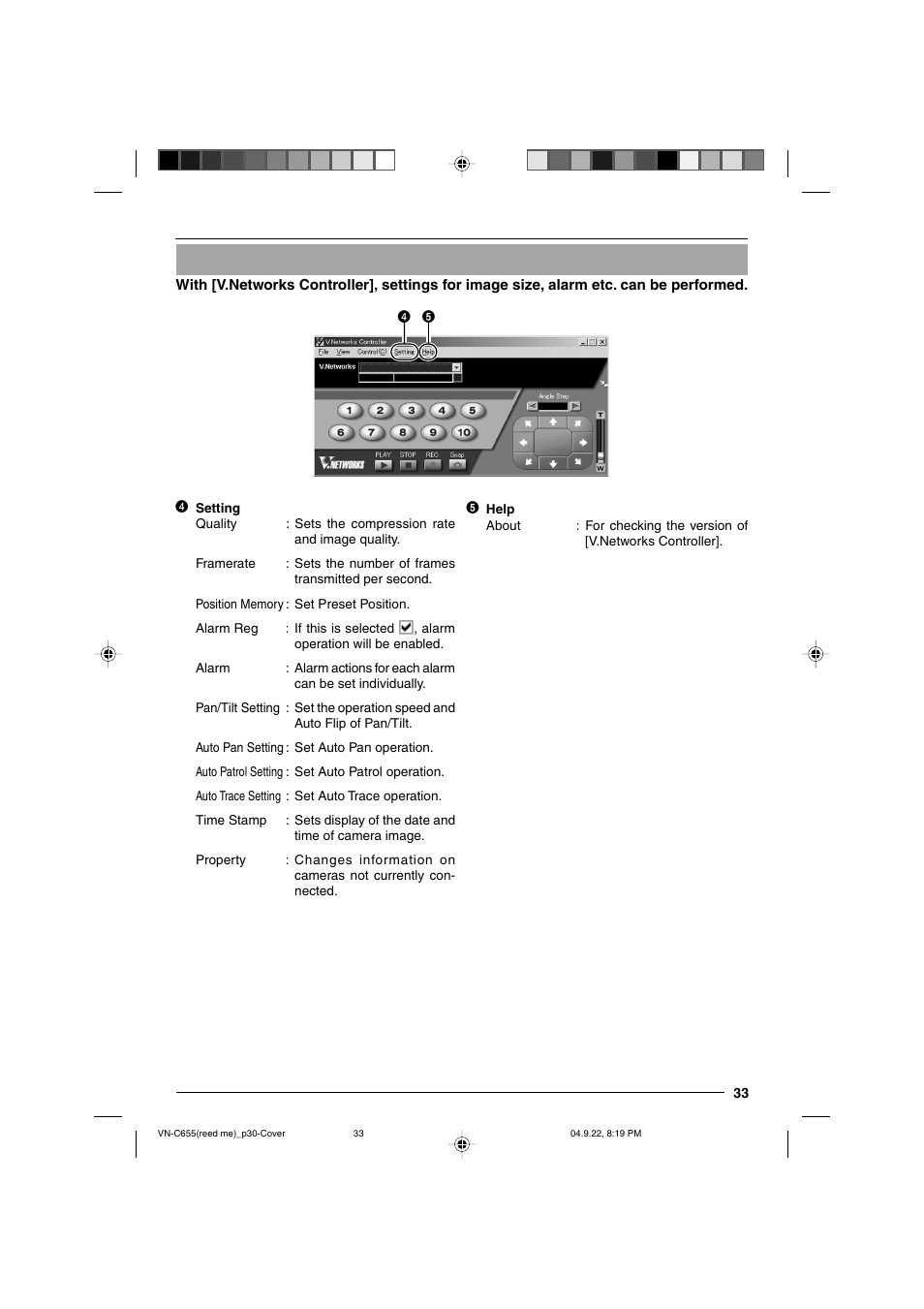 JVC VN-C655U User Manual | Page 33 / 40