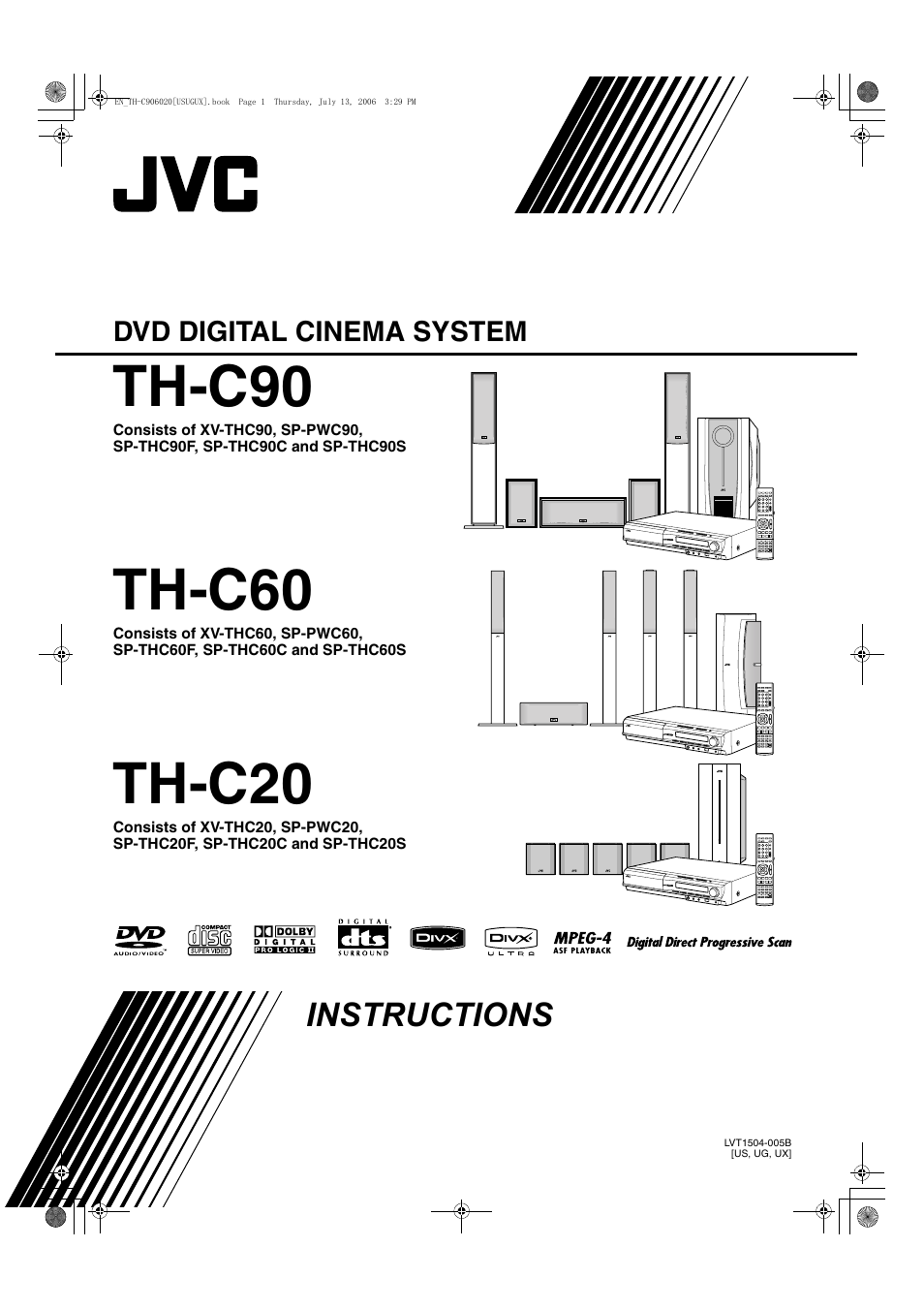 JVC TH-C90 User Manual | 138 pages