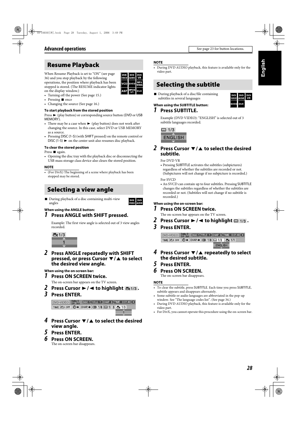 JVC TH-C90 User Manual | Page 125 / 138