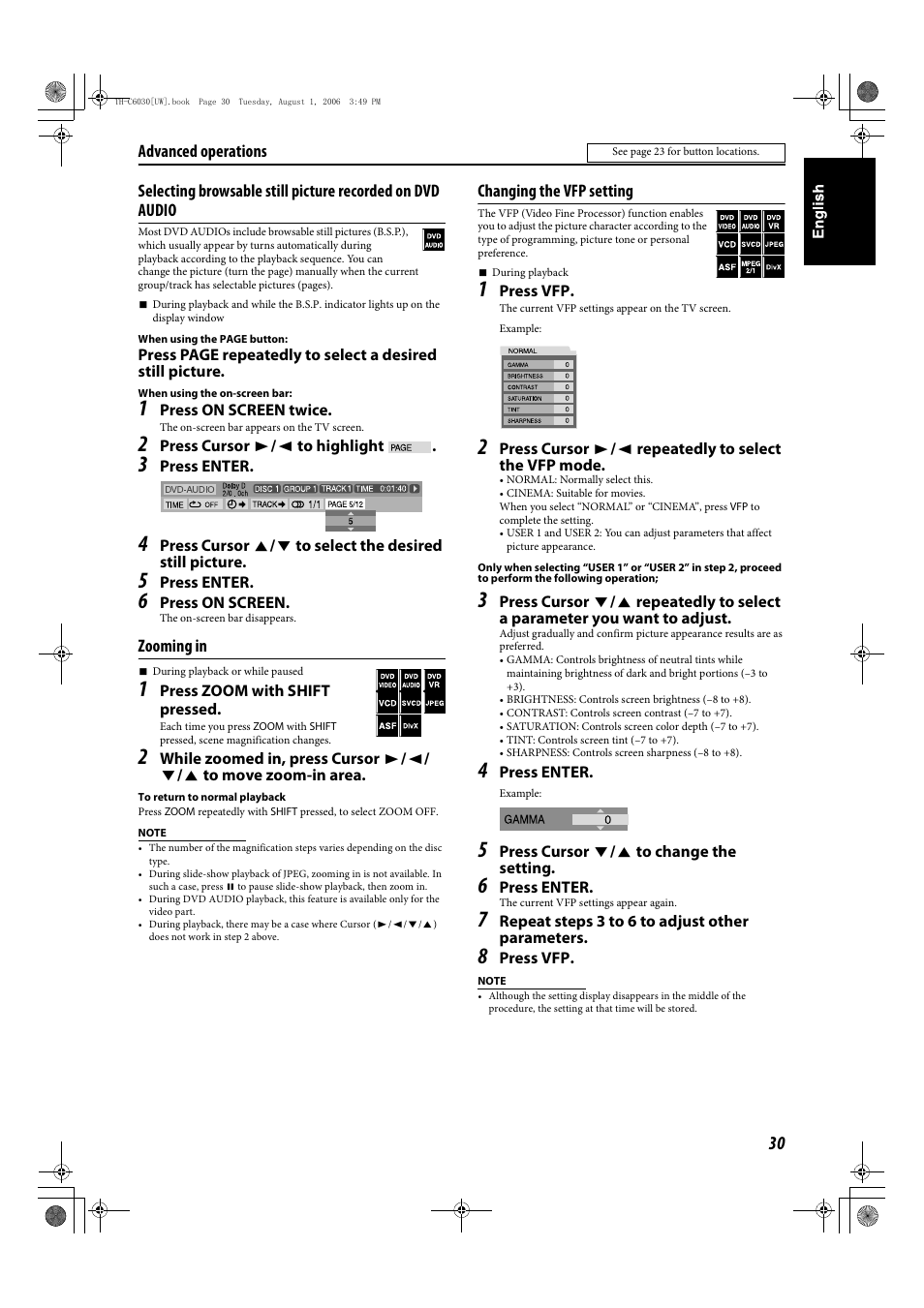 JVC TH-C90 User Manual | Page 127 / 138