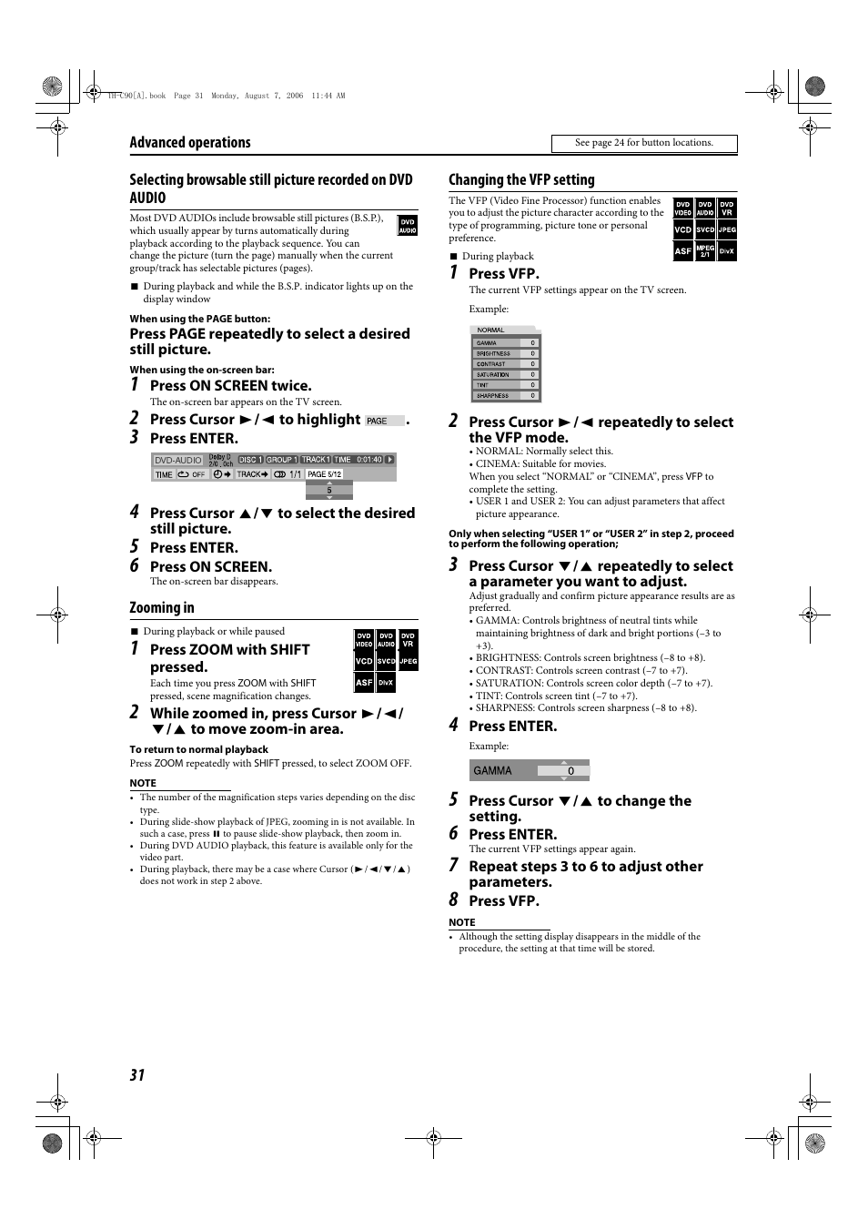 JVC TH-C90 User Manual | Page 84 / 138