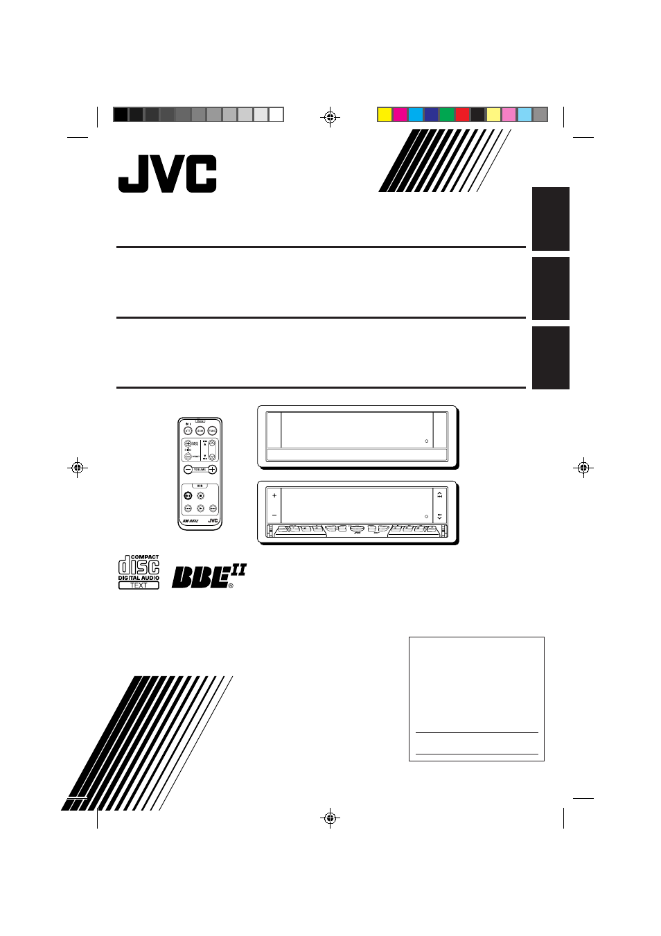 JVC KD-LX50 User Manual | 182 pages