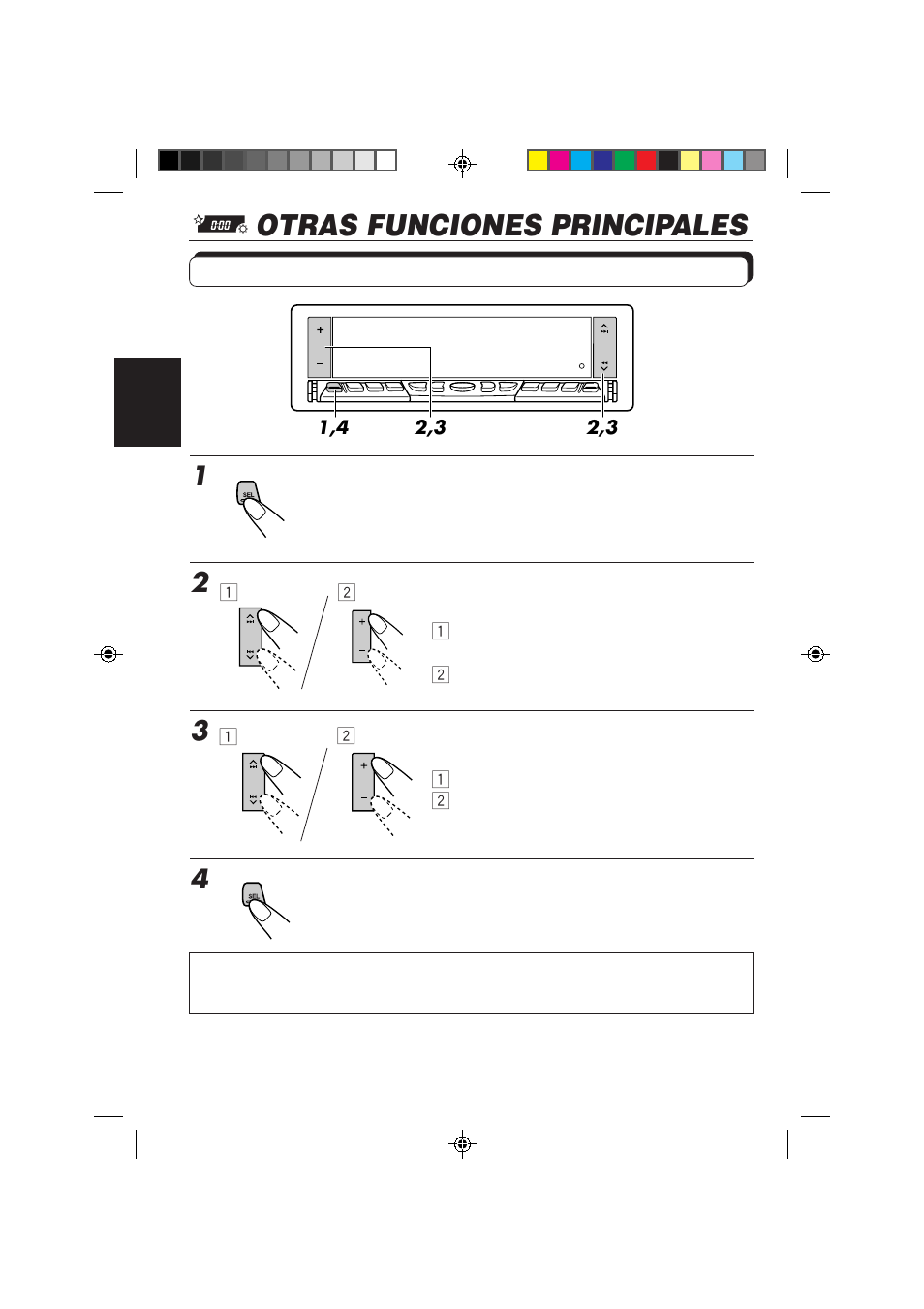Otras funciones principales, Ajuste del reloj | JVC KD-LX50 User Manual | Page 100 / 182