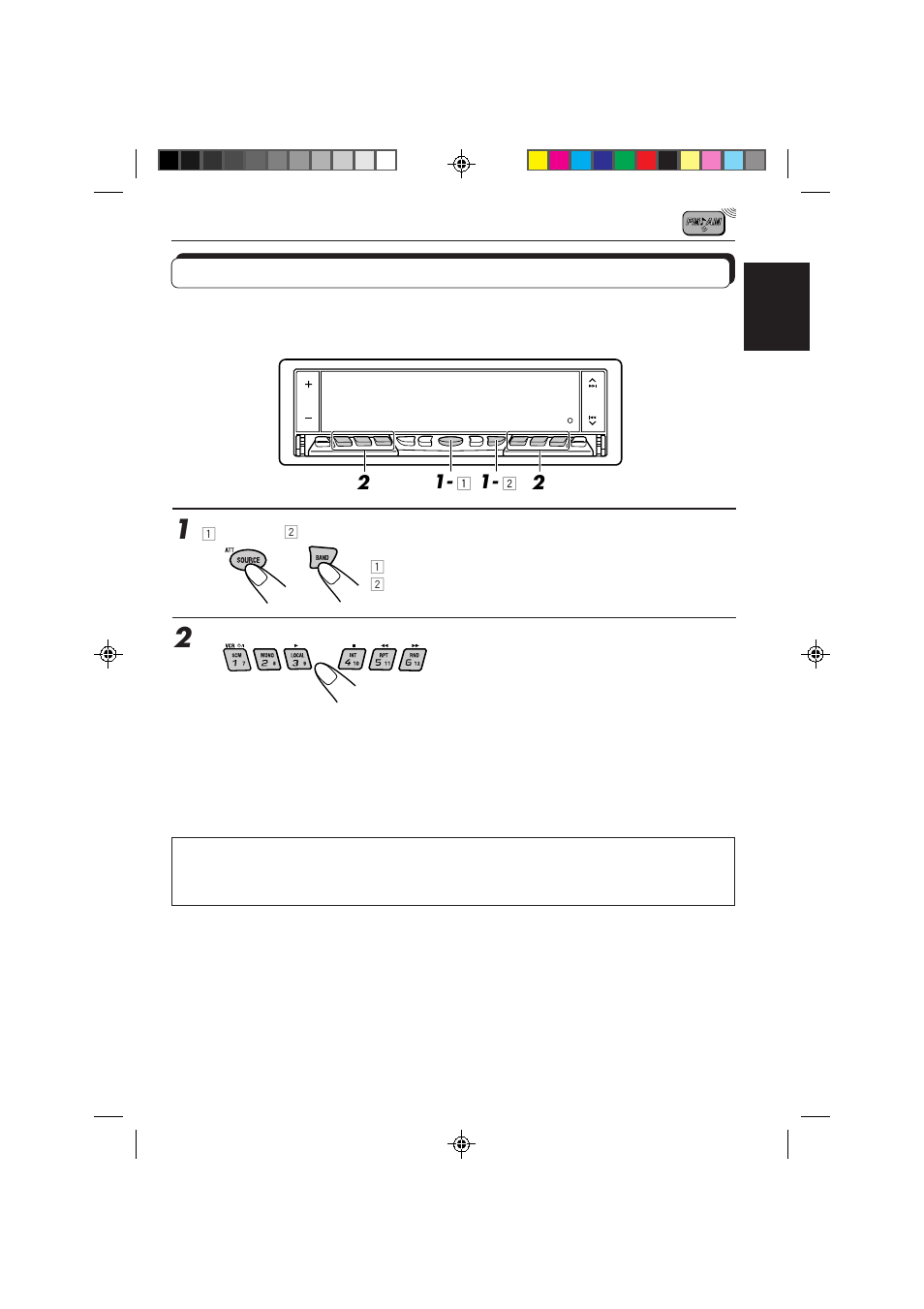 Tuning into a preset station | JVC KD-LX50 User Manual | Page 11 / 182