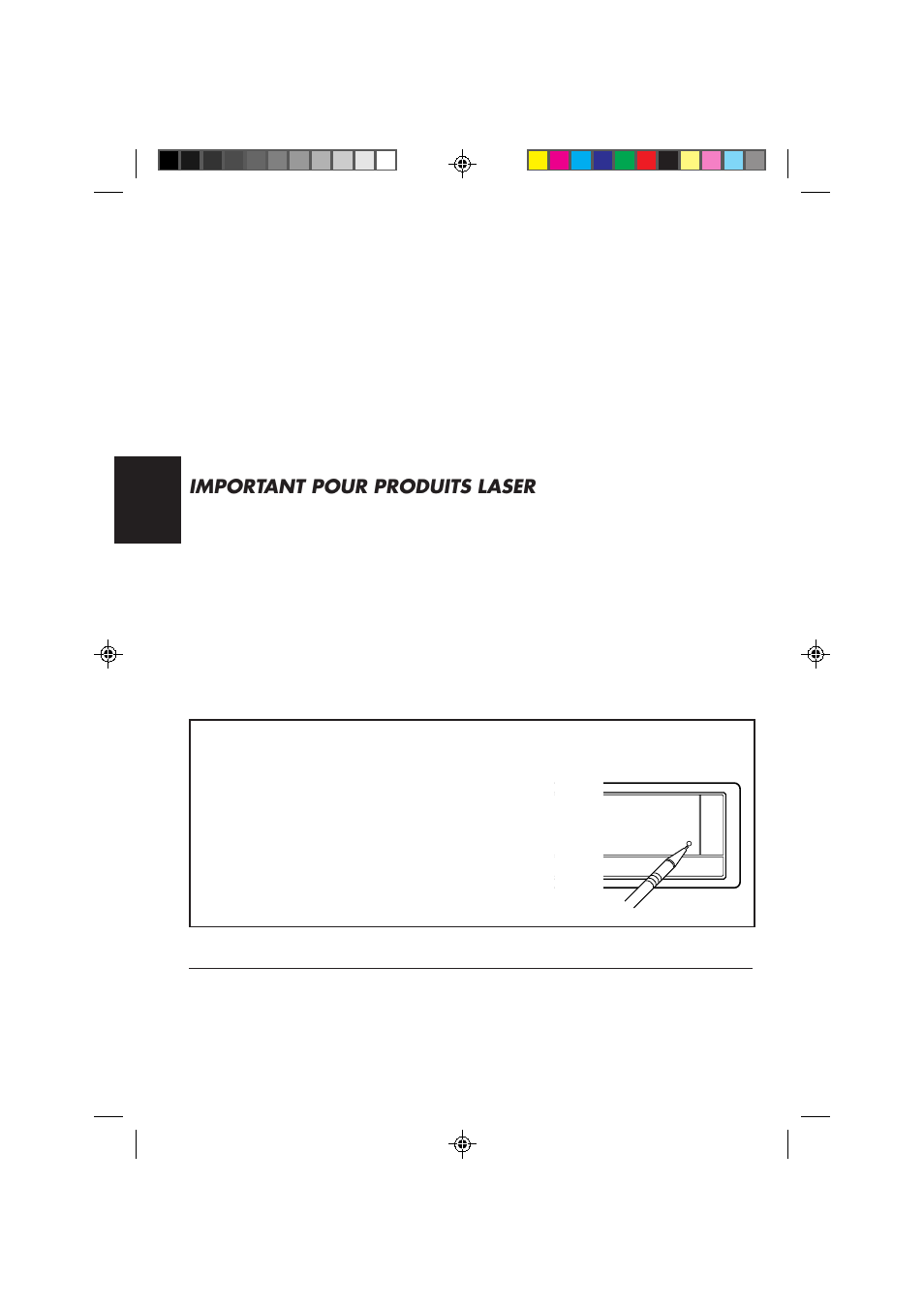 Comment réinitialiser votre appareil, Important pour produits laser | JVC KD-LX50 User Manual | Page 122 / 182