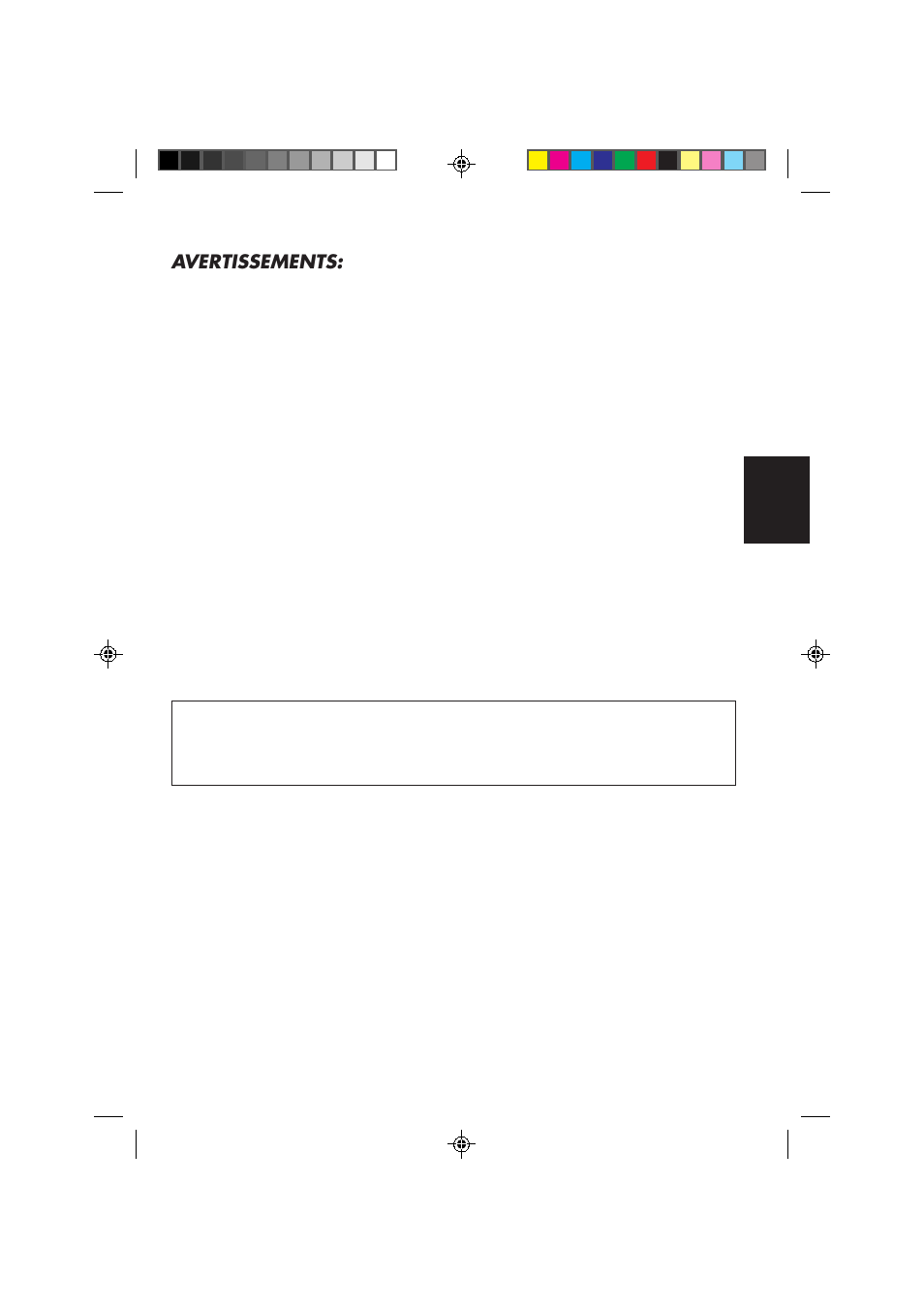 Avertissements | JVC KD-LX50 User Manual | Page 123 / 182