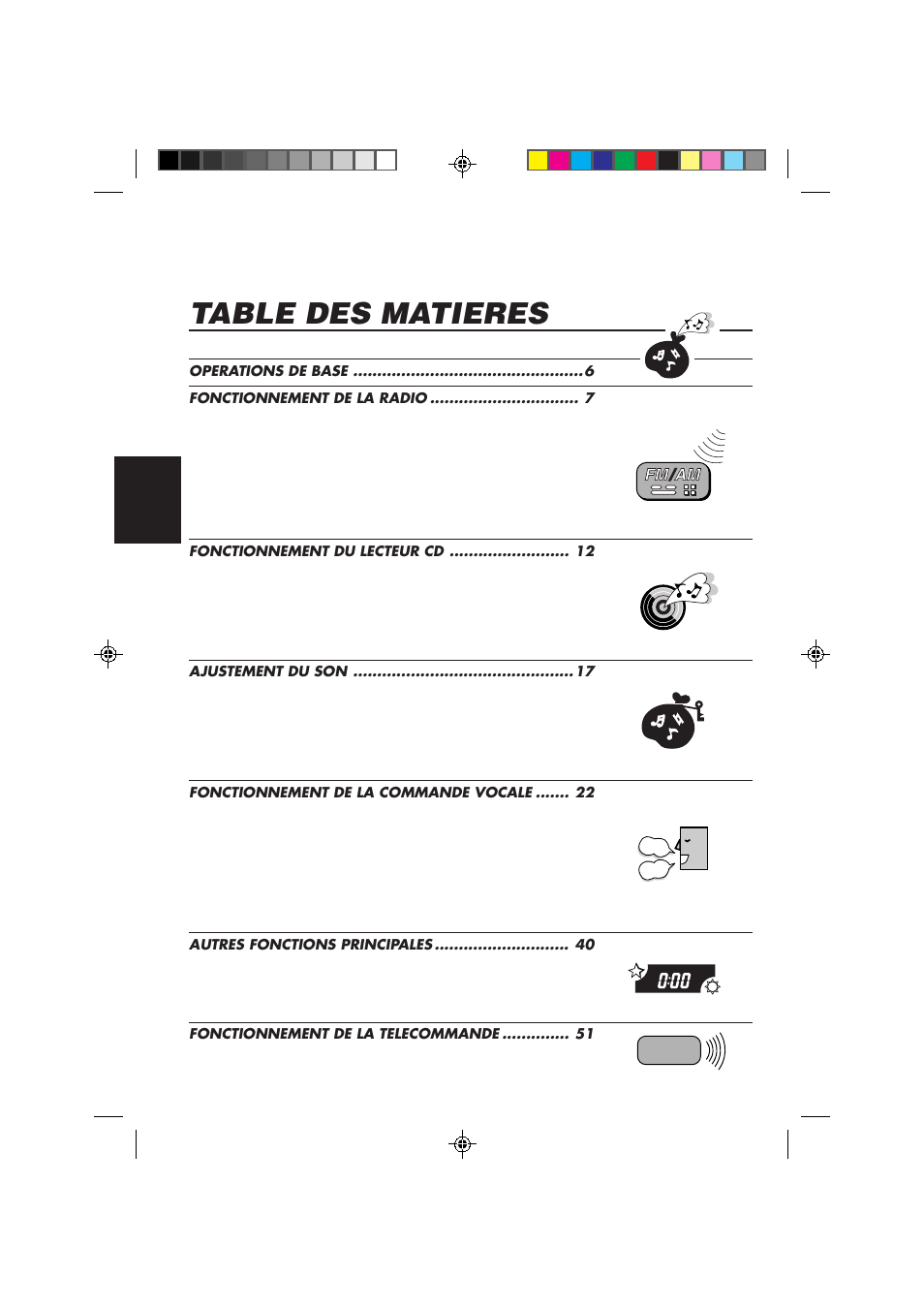 Table des matieres | JVC KD-LX50 User Manual | Page 124 / 182