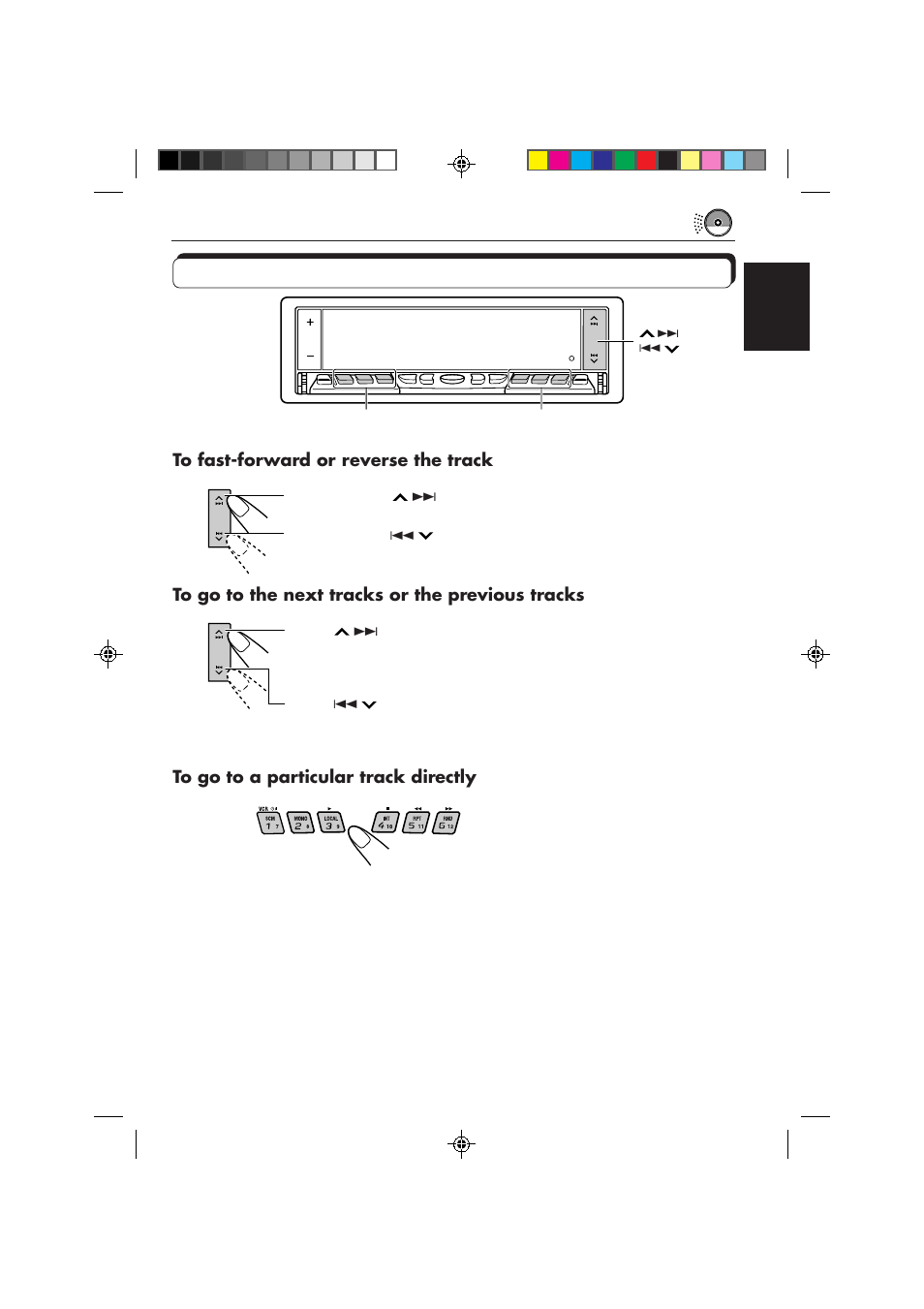 Locating a track or a particular portion on a cd | JVC KD-LX50 User Manual | Page 13 / 182
