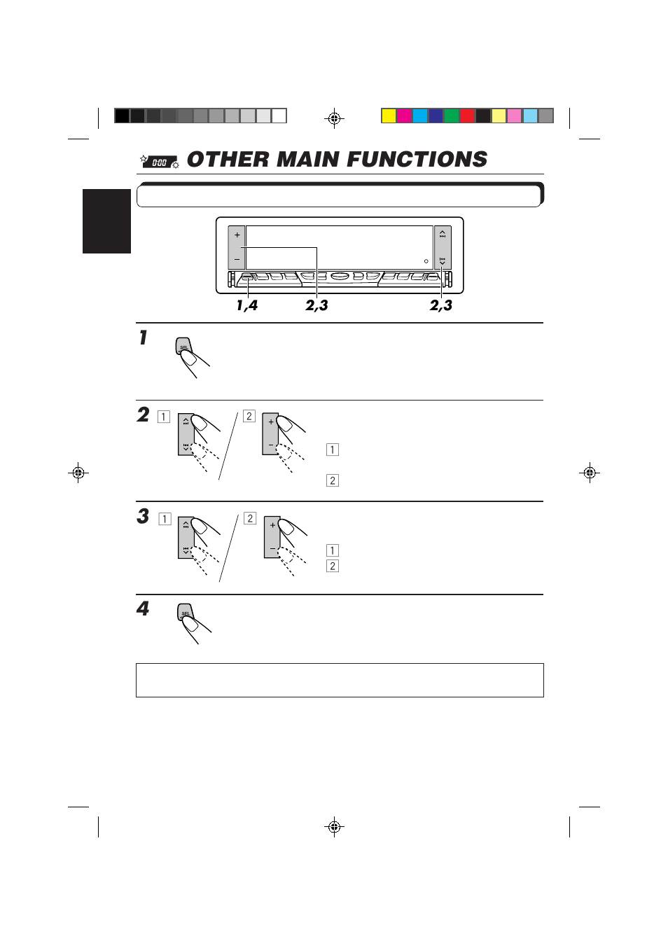 Other main functions, Setting the clock | JVC KD-LX50 User Manual | Page 40 / 182