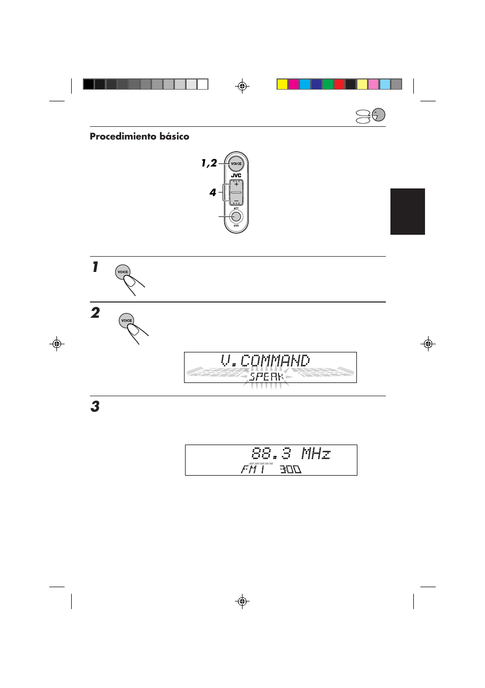 Conecte la alimentación, Active el sistema de reconocimiento de voz | JVC KD-LX50 User Manual | Page 85 / 182