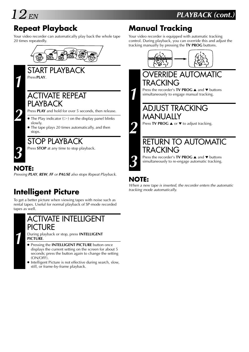 JVC HR-J341EM User Manual | Page 12 / 36