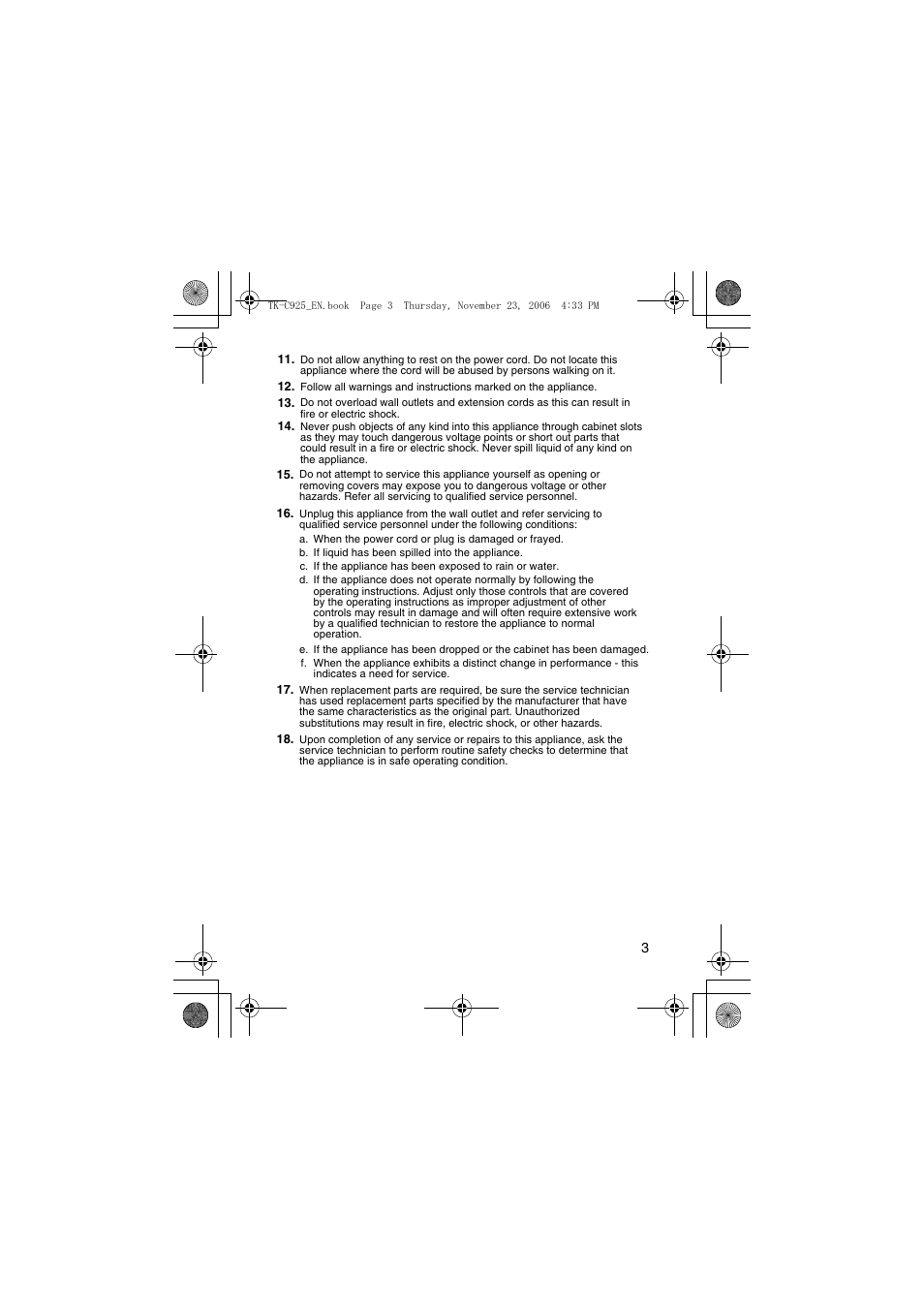 JVC TK-C926EG User Manual | Page 3 / 60