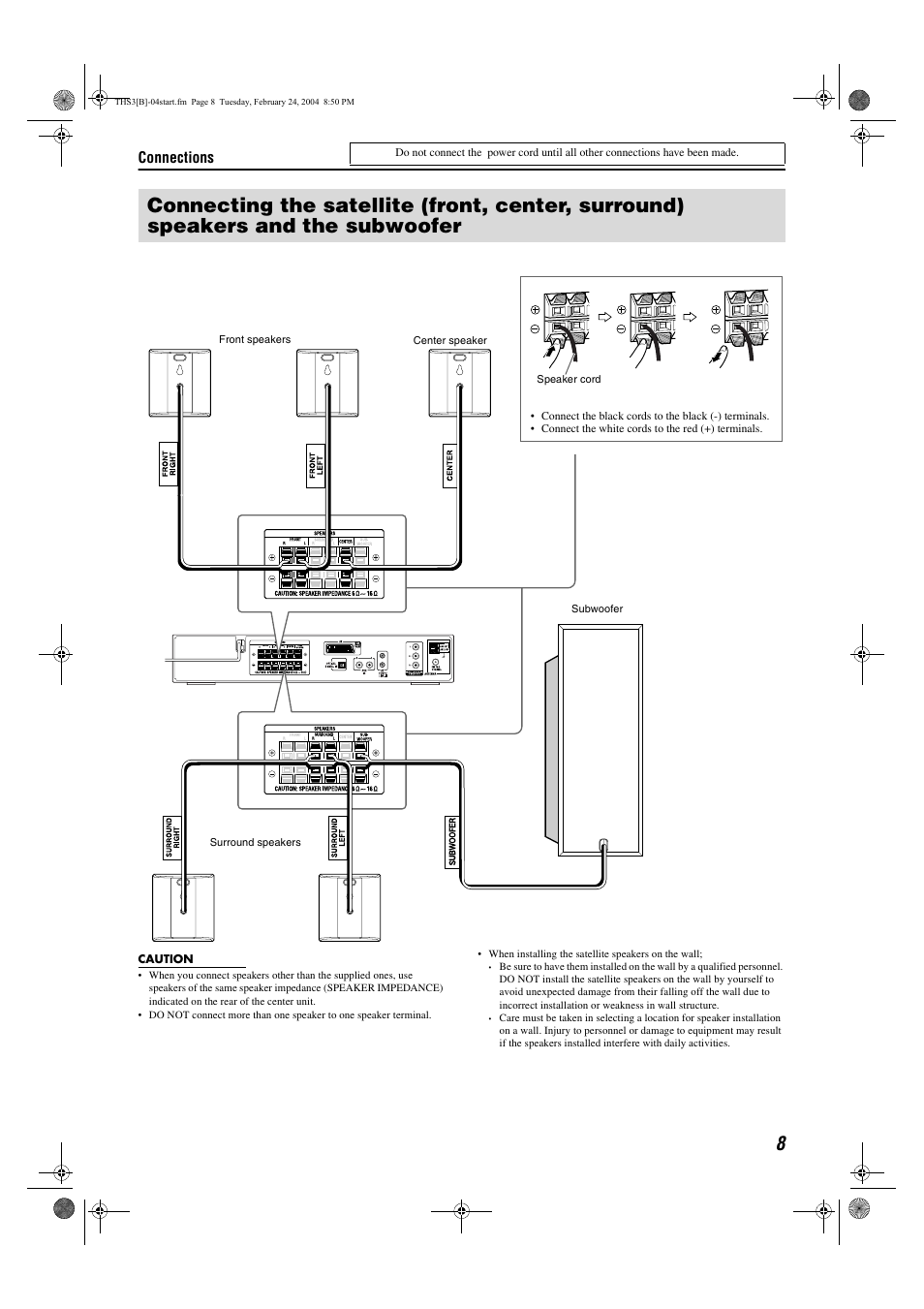 Connections | JVC XV-THS3 User Manual | Page 11 / 44