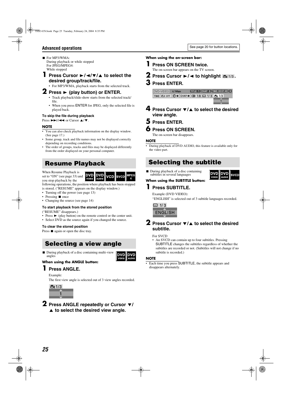 JVC XV-THS3 User Manual | Page 28 / 44