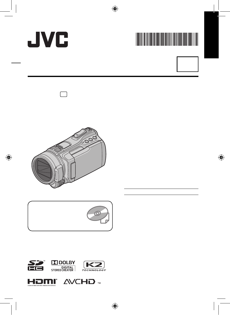 JVC Everio GZ-HM1 User Manual | 44 pages