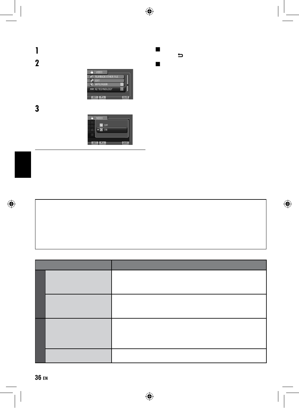 Further information, Changing the menu settings, Troubleshooting | JVC Everio GZ-HM1 User Manual | Page 36 / 44