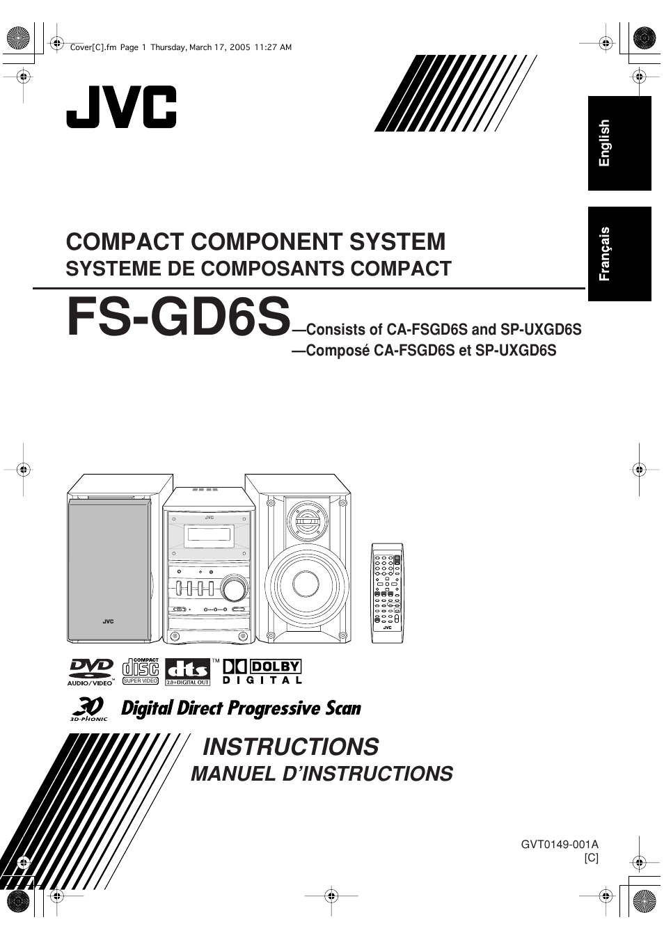 JVC FS-GD6S User Manual | 42 pages