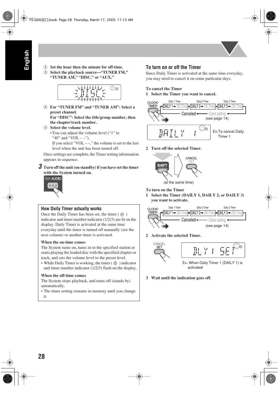 English | JVC FS-GD6S User Manual | Page 32 / 42