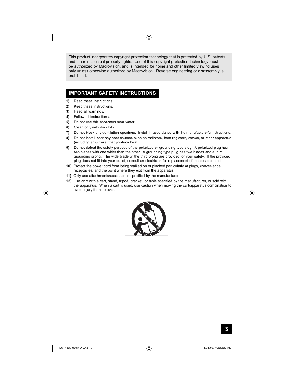 JVC HD-61Z886 User Manual | Page 3 / 104