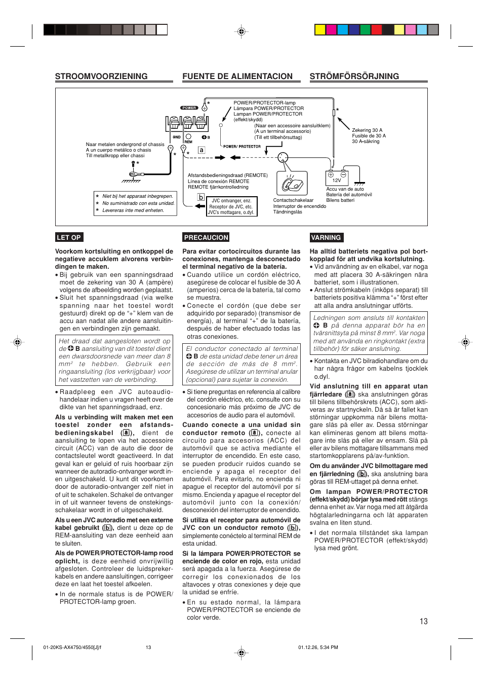 JVC KS-AX4550 User Manual | Page 13 / 20
