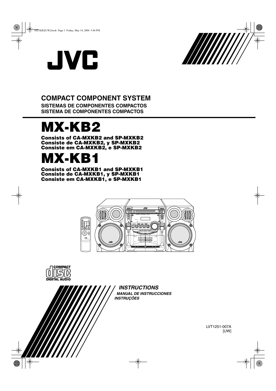 JVC MX-KB1 MX-KB2 User Manual | 82 pages