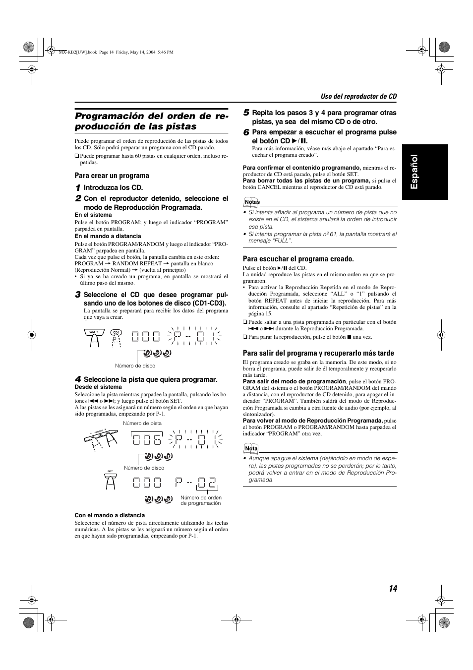 JVC MX-KB1 MX-KB2 User Manual | Page 43 / 82