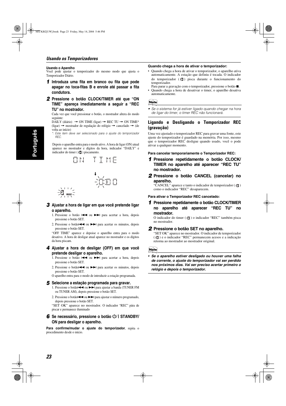 Port uguês | JVC MX-KB1 MX-KB2 User Manual | Page 78 / 82