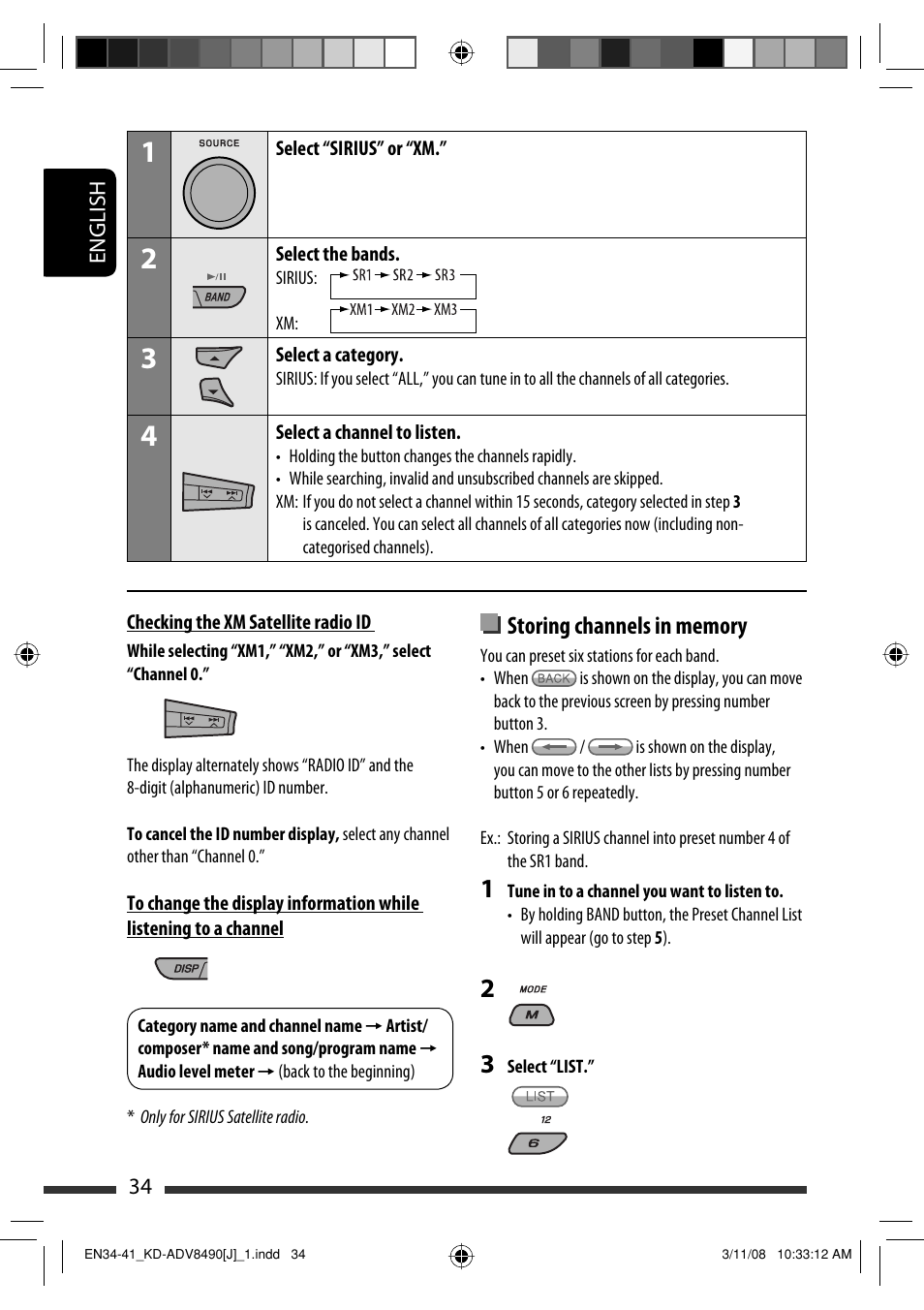 JVC KD-ADV8490 User Manual | Page 34 / 201