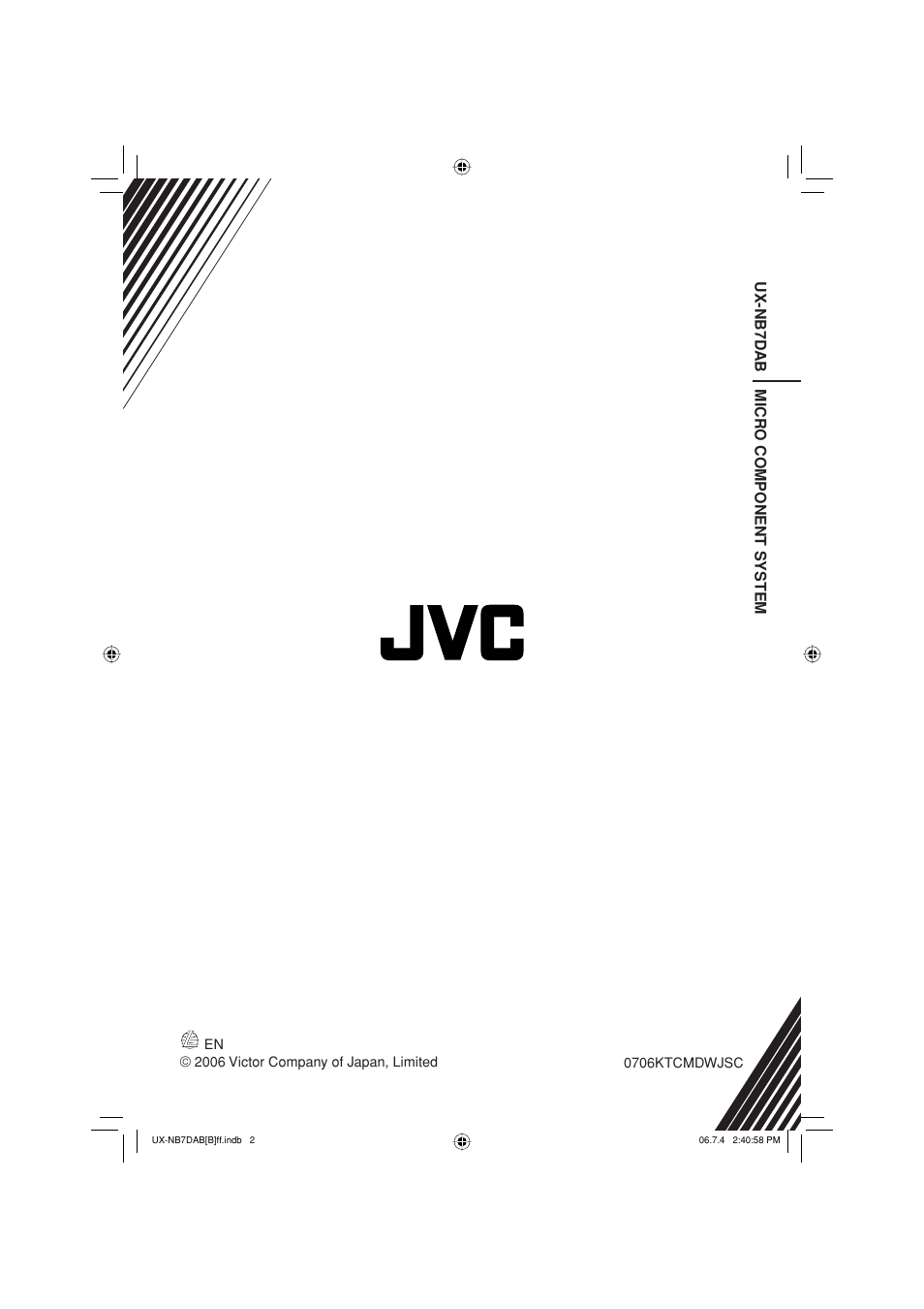 JVC UX-NB7DAB User Manual | Page 24 / 24