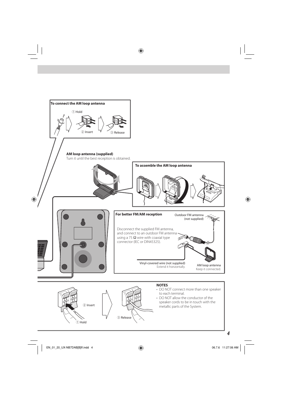 JVC UX-NB7DAB User Manual | Page 7 / 24