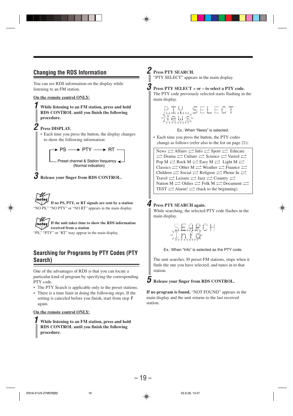 JVC UX-Z7MDR User Manual | Page 24 / 78