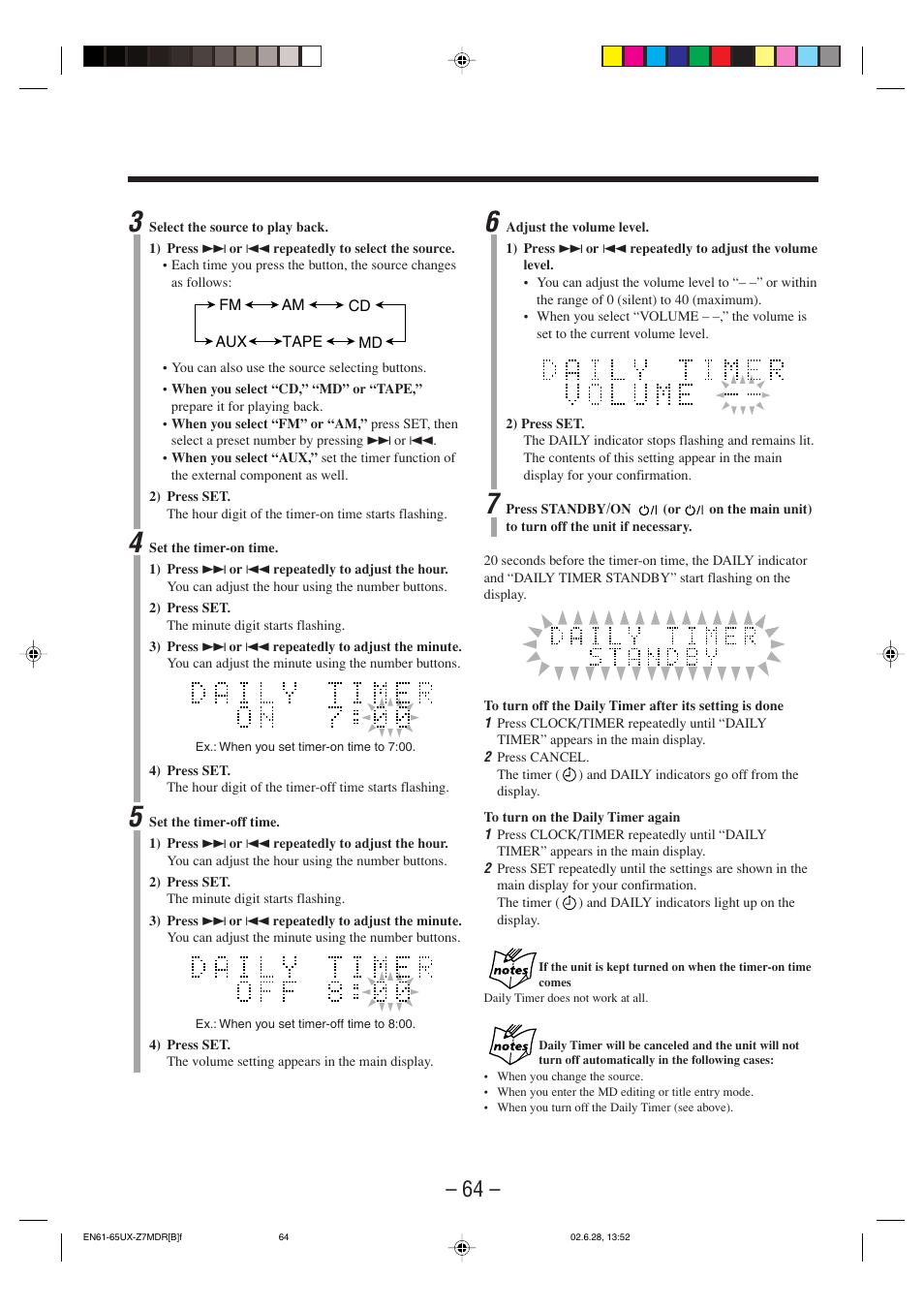 JVC UX-Z7MDR User Manual | Page 69 / 78