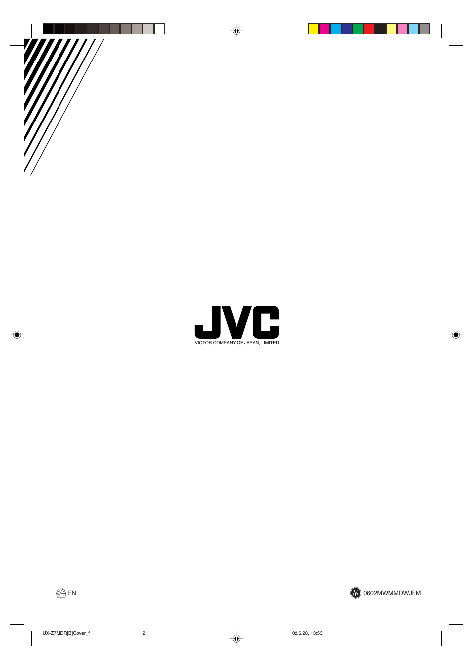 JVC UX-Z7MDR User Manual | Page 78 / 78