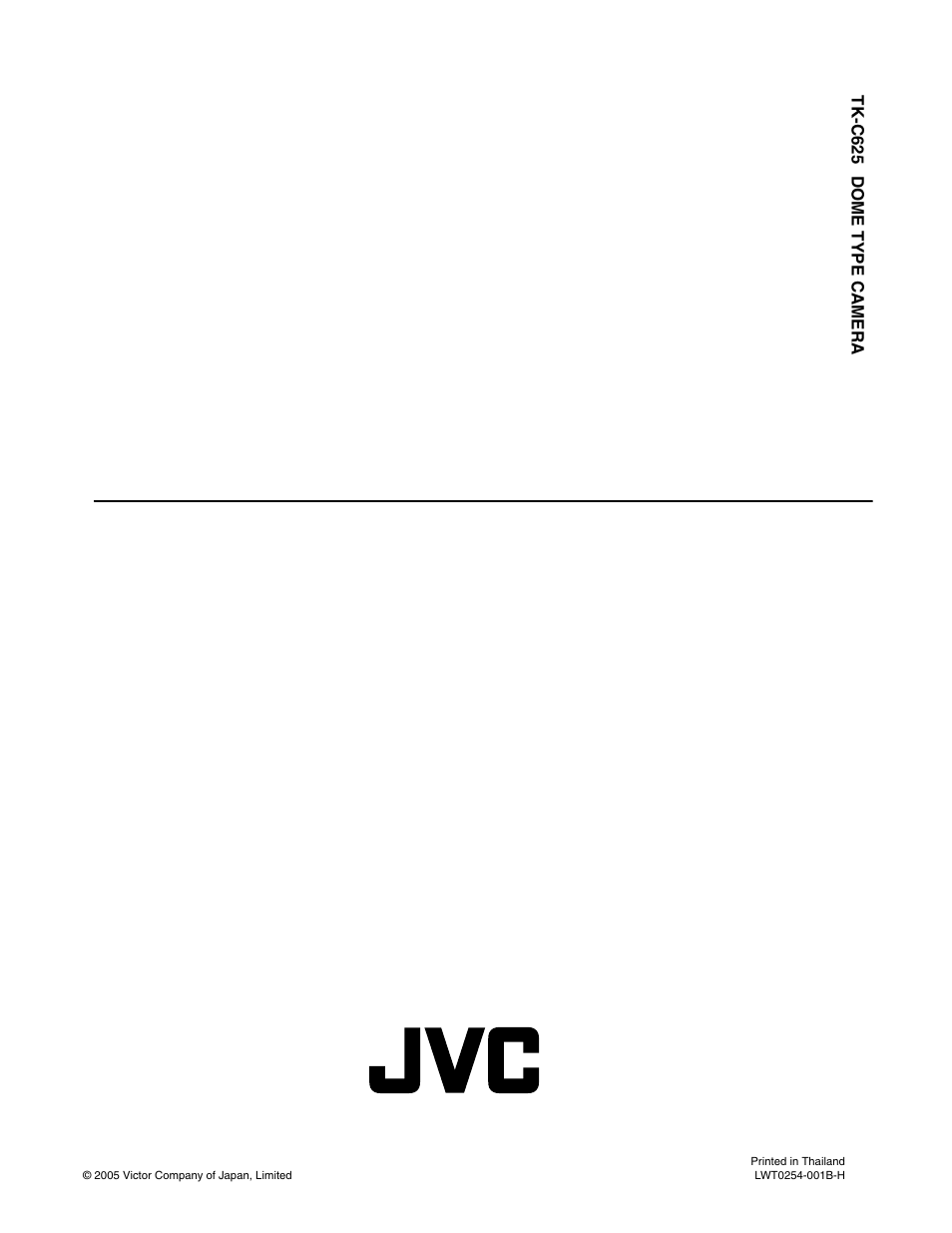 Tk-c625 dome type camera | JVC LWT0254-001B-H User Manual | Page 44 / 44